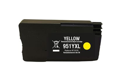 Picture of Red Bus Recycled HP 951XL High Yield Yellow (CN048AE) Ink Cartridge