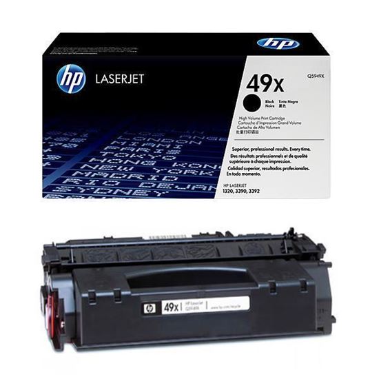 Picture of HP 49X High Yield Black Original Toner Cartridge (Q5949X Laser Toner)