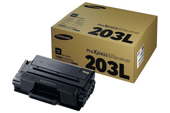 Picture of Samsung MLT-D203L High Yield Black Original Toner Cartridge (MLT-D203L/ELS Laser Toner)