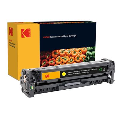 Picture of Kodak Replacement HP 125A Yellow (CB542A) Toner Cartridge