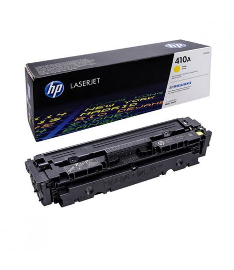 Picture of HP 410A Yellow Original Toner Cartridge (CF412A Laser Toner)