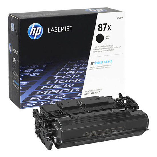 Picture of HP 87X High Yield Black Original Toner Cartridge (CF287X Laser Toner)