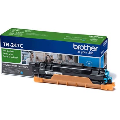 Picture of Brother TN-247C Cyan Original Toner Cartridge (TN247C Laser Toner)