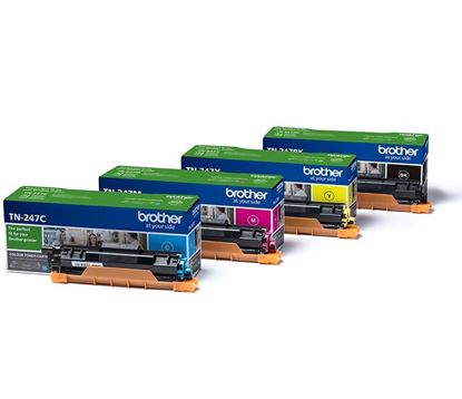 With Chip Tn-247bk Tn-247c Tn-247y Tn-247m Tn-247 Tn247 Toner Cartridge  Compatible For Brother Mfc-l3730cdn Dcp-l3510cdw - Toner Cartridges -  AliExpress
