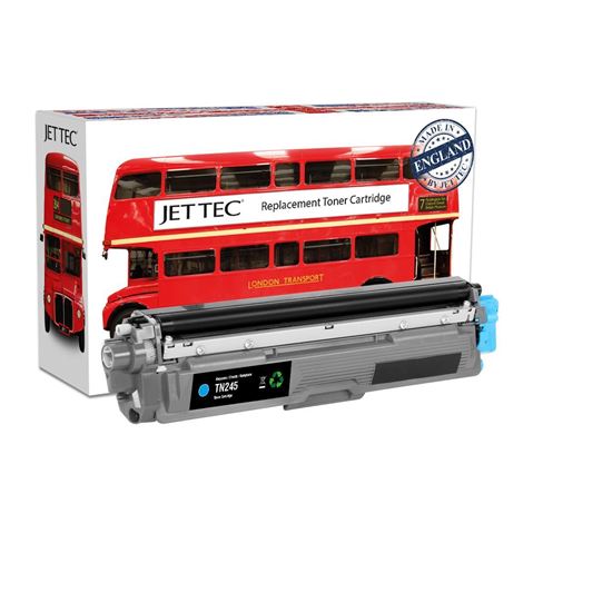 Picture of Red Bus Recycled Brother TN-245C High Yield Cyan Toner Cartridge