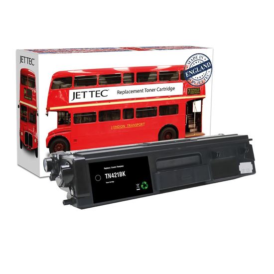 Picture of Red Bus Recycled Brother TN-421BK Black Toner Cartridge