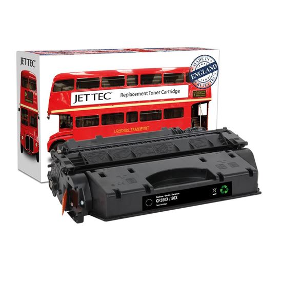 Picture of Red Bus Recycled HP 80X High Yield Black (CF280X) Toner Cartridge