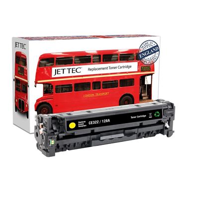 Picture of Red Bus Recycled HP 128A Yellow (CE322A) Toner Cartridge