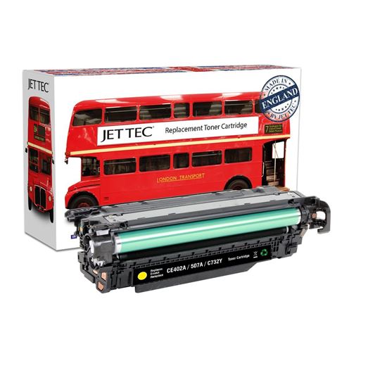 Picture of Red Bus Recycled HP 507A Yellow (CE402A) Toner Cartridge