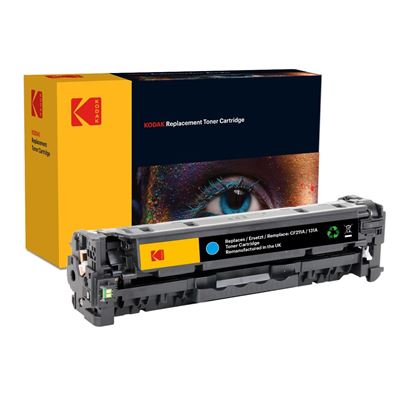 Picture of Kodak Replacement HP 131A Cyan (CF211A) Toner Cartridge